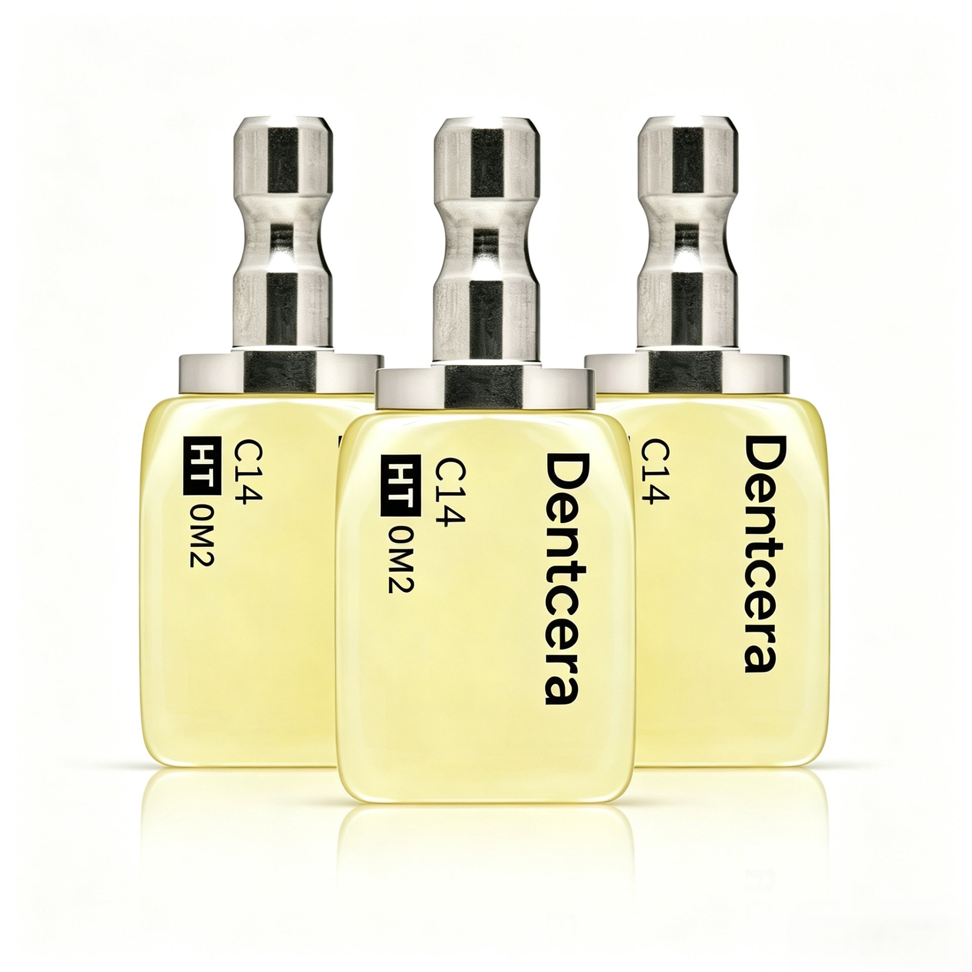 DentCera Lumina Amber glass ceramic blocks